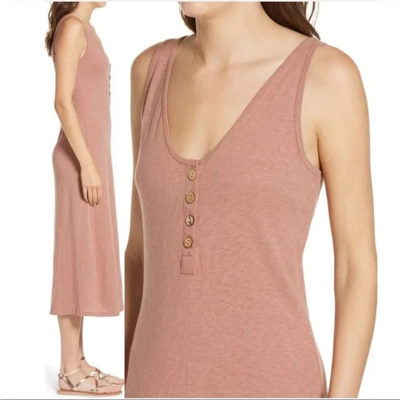 ❌SOLD❌ $148 NWT! Faherty Brand Cliffside Dress - Cedarwood - Picture 2 of 10